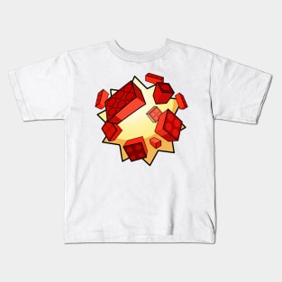 Exploding Bricks Kids T-Shirt